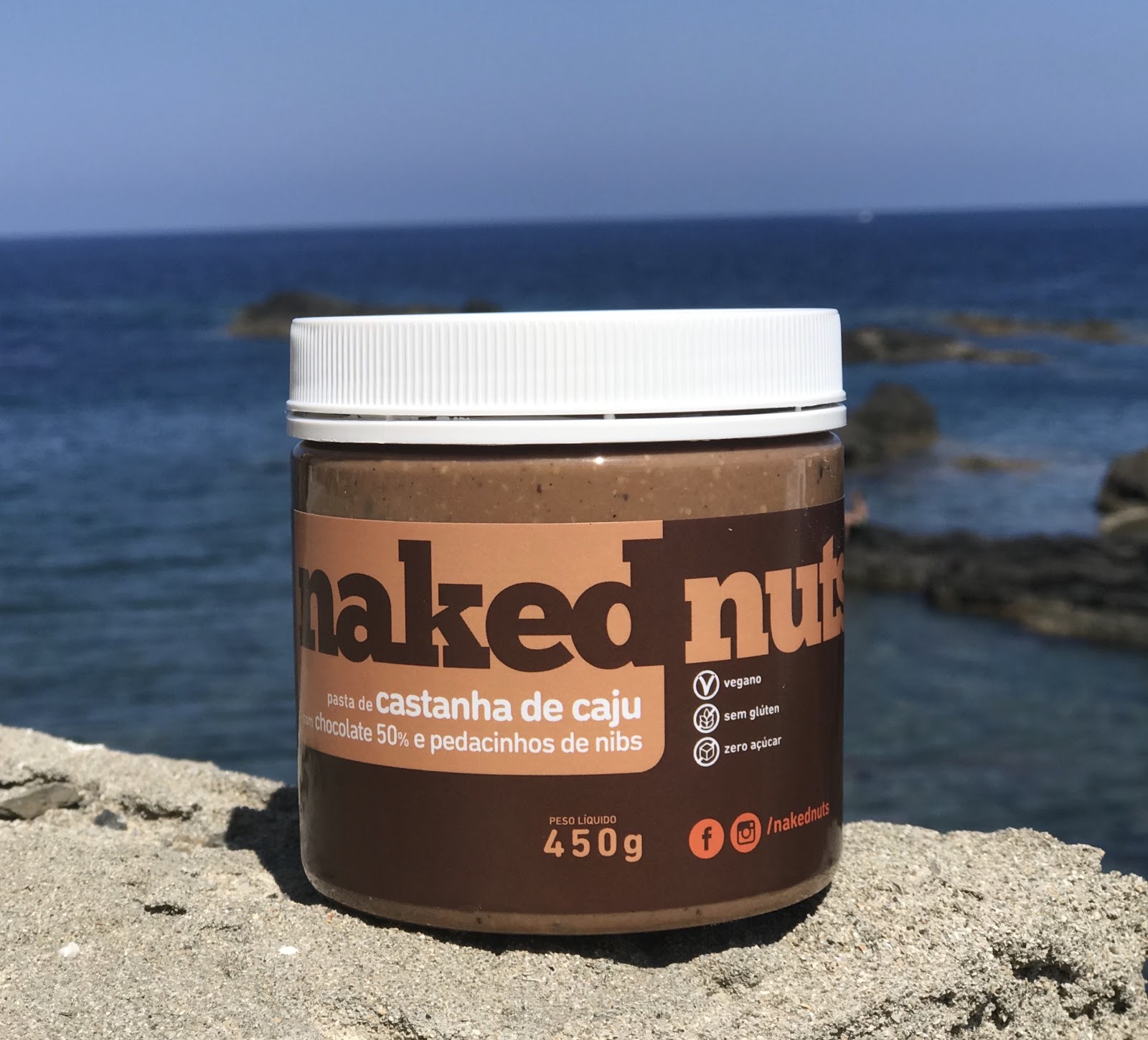 Pasta de Castanha de Caju com Nibs da Naked Nuts