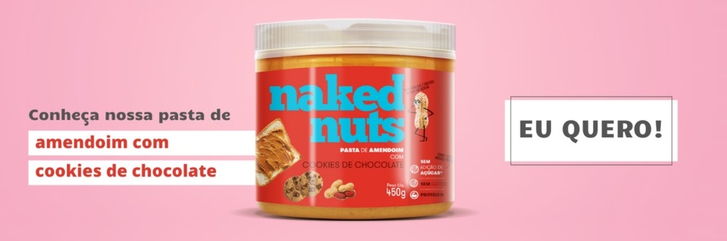 Banner com foto de melhor pasta de amendoim da Naked Nuts