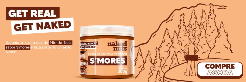 Mix de nuts smores da naked nuts sem whey protein